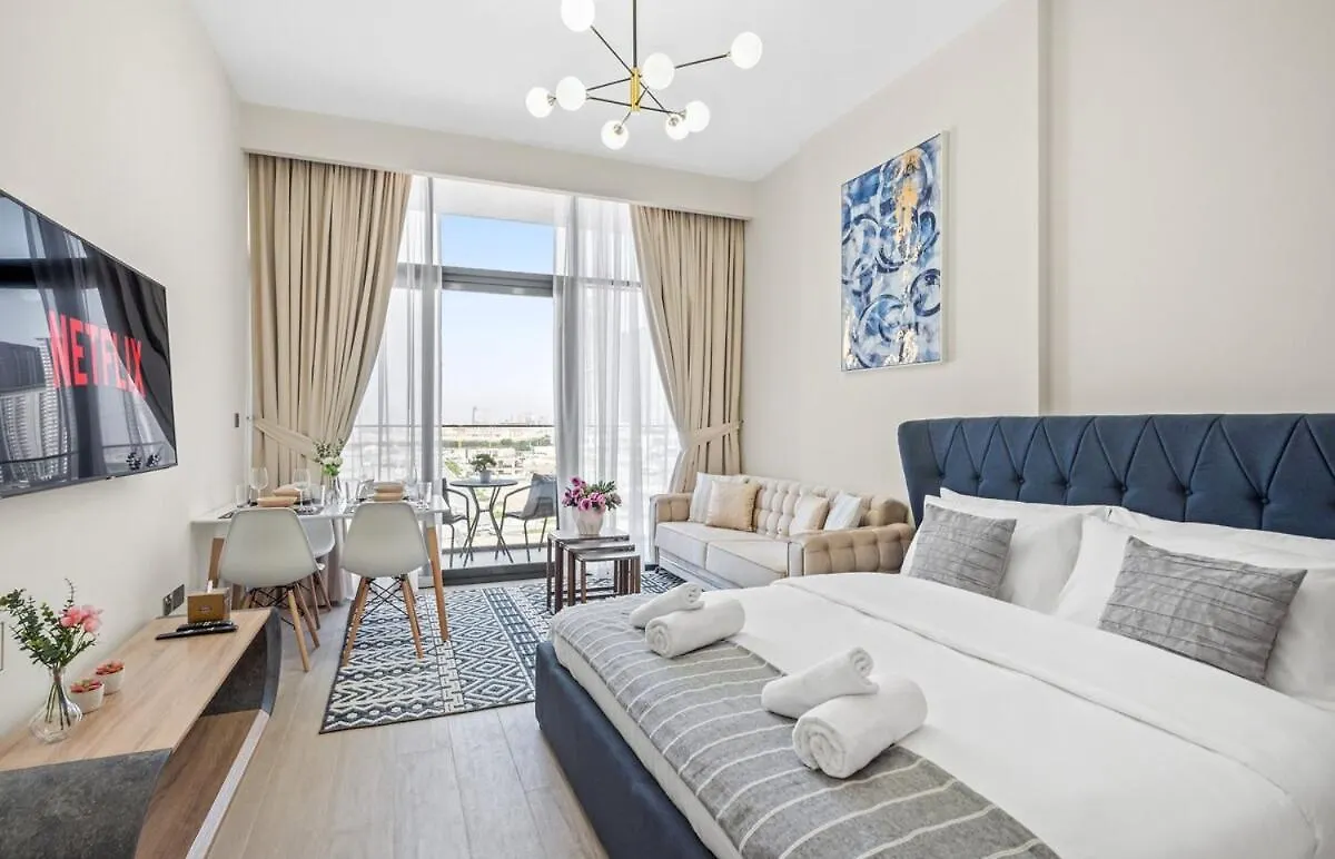 Studio W/ Burjkhalifaview In Riviera Near Downtown Dubai Apartment