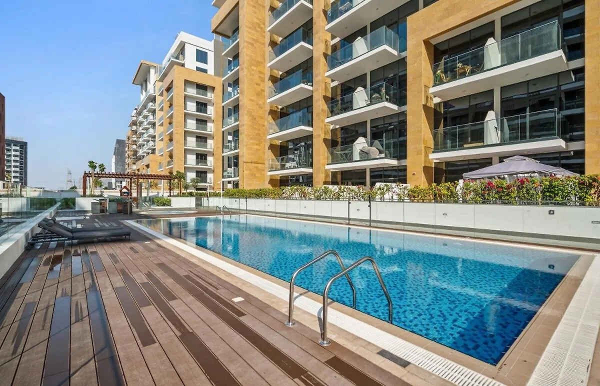 Apartment Studio W/ Burjkhalifaview In Riviera Near Downtown Dubai