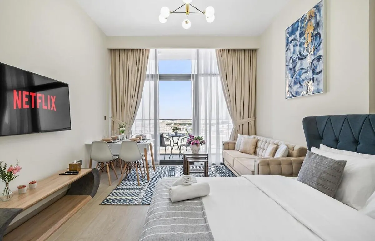 Studio W/ Burjkhalifaview In Riviera Near Downtown Dubai